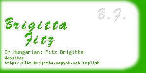 brigitta fitz business card